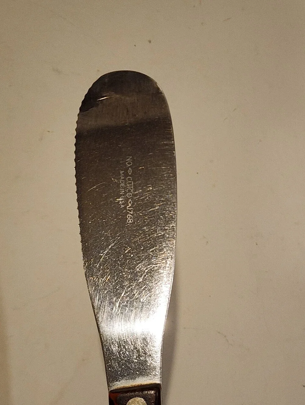 CUTCO Classic Handle 1768 Spreader Spatula Knife USA